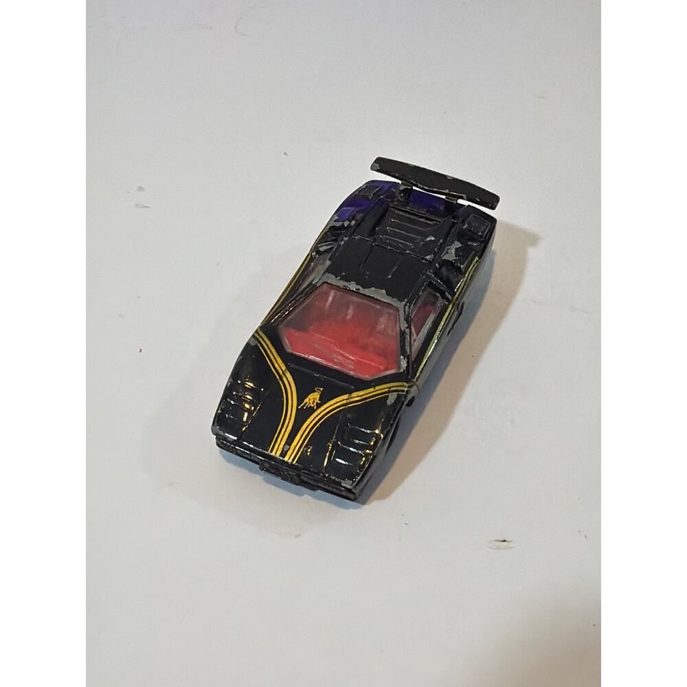 Vtg 1978 Tomica No.F50 Tomy Lamborghini Countach LP500S Black S=1/61 Japan Edit